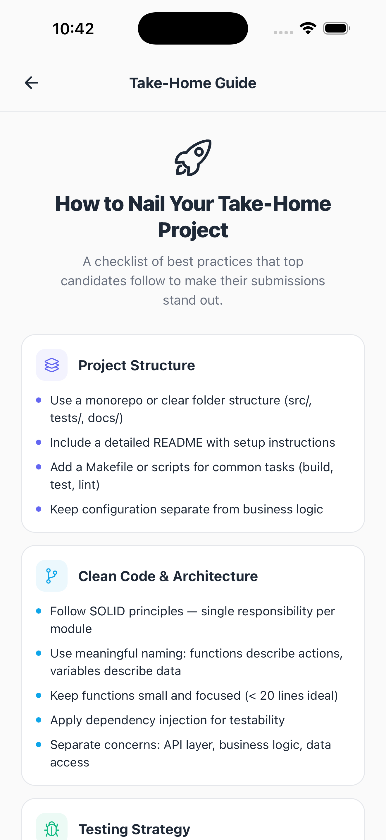 Take-Home Project Guide